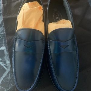 Tod's Men's Light Baltic City Spider Moccasin - 10